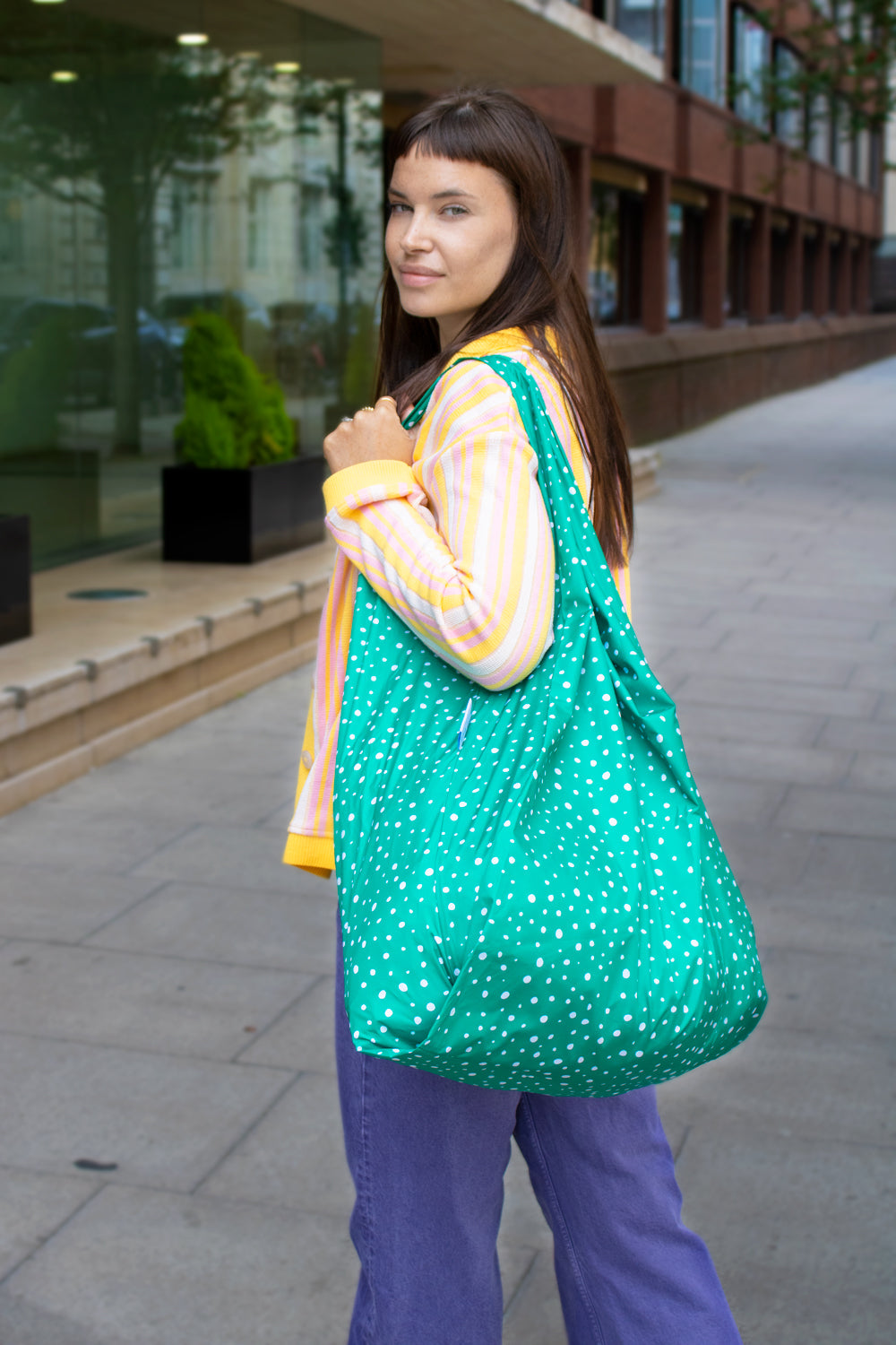 Beautiful polka dot on sale bag