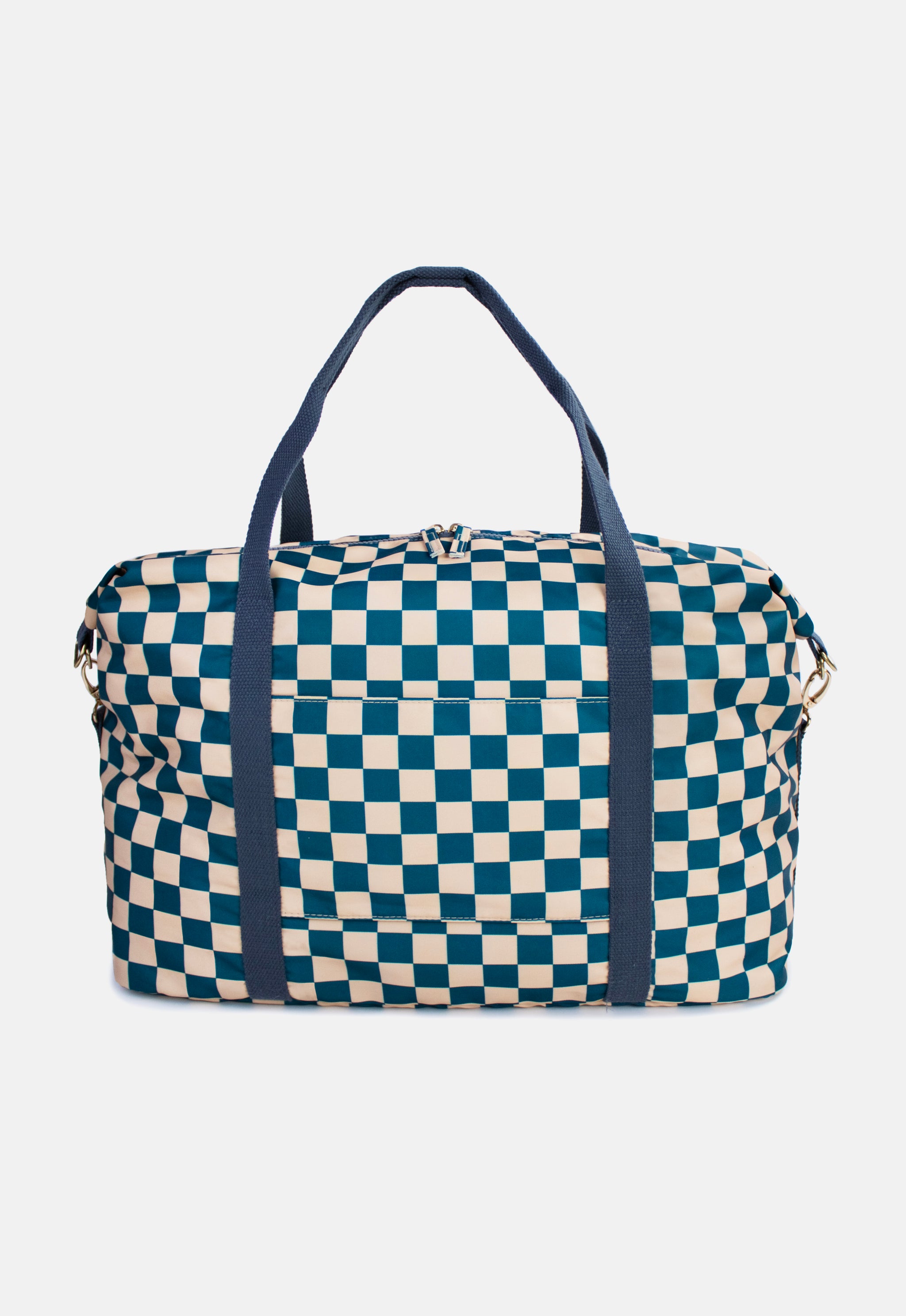 Checkered weekend bag sale